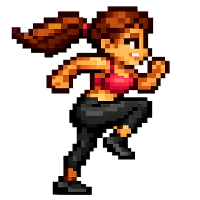 Tina als Pixelfigur